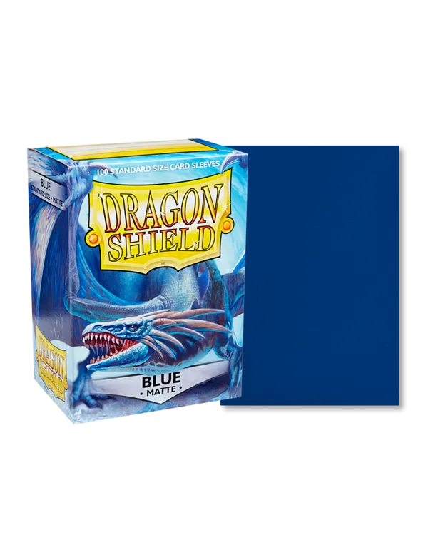 Dragon Shield Standard Size Sleeves Blau – hochwertige Hüllen für Standard-Kartengröße.